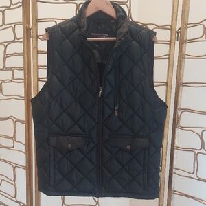 Roundtree & Yorke Dark Quilted Vest